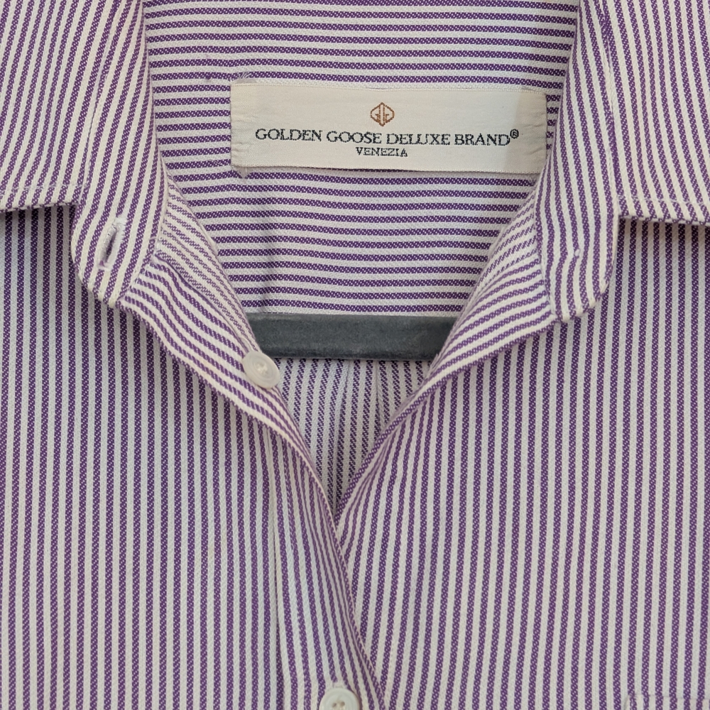 Golden Goose Pinstripe Shirt XS - Picture 3 of 7